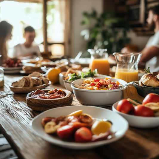 Déjeuner de groupe classique